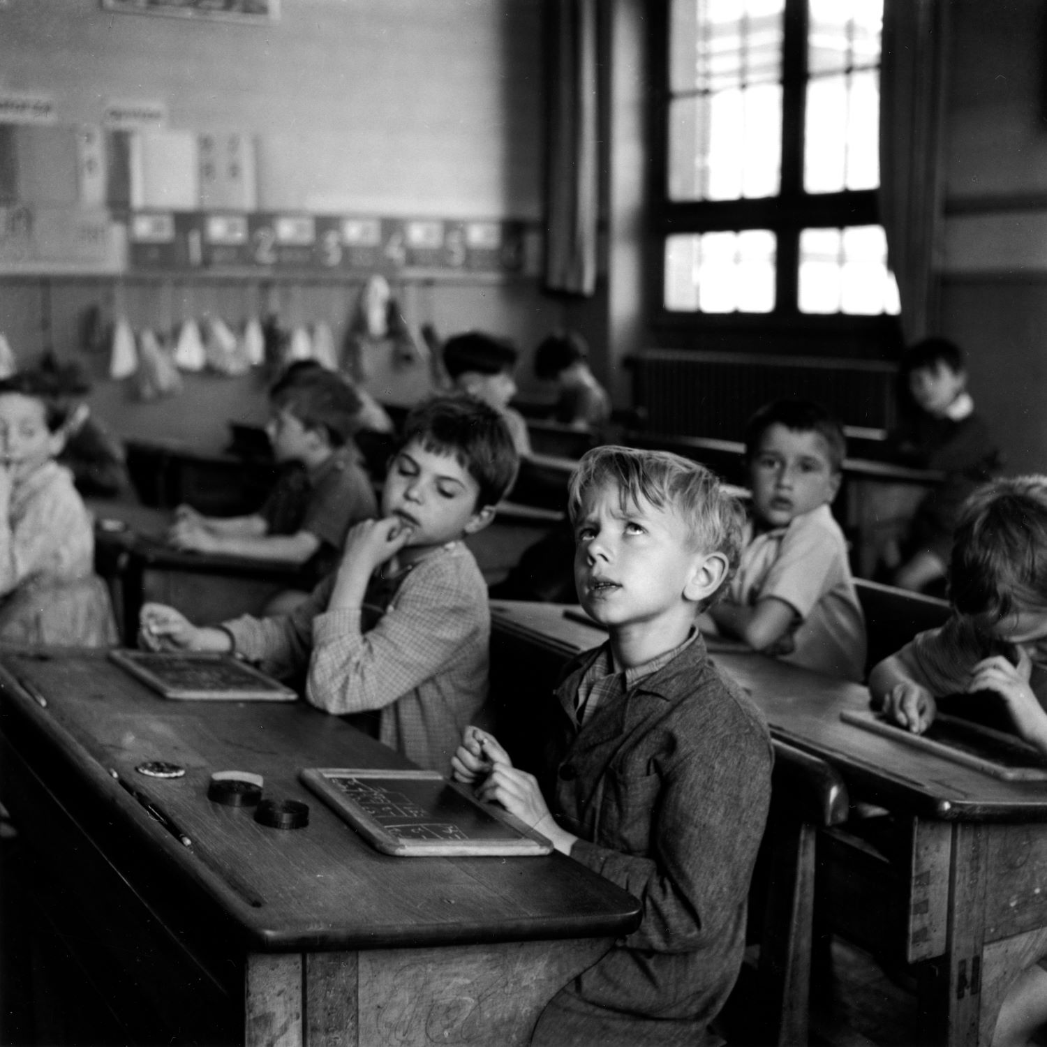 Photo de Doisneau : petits écoliers